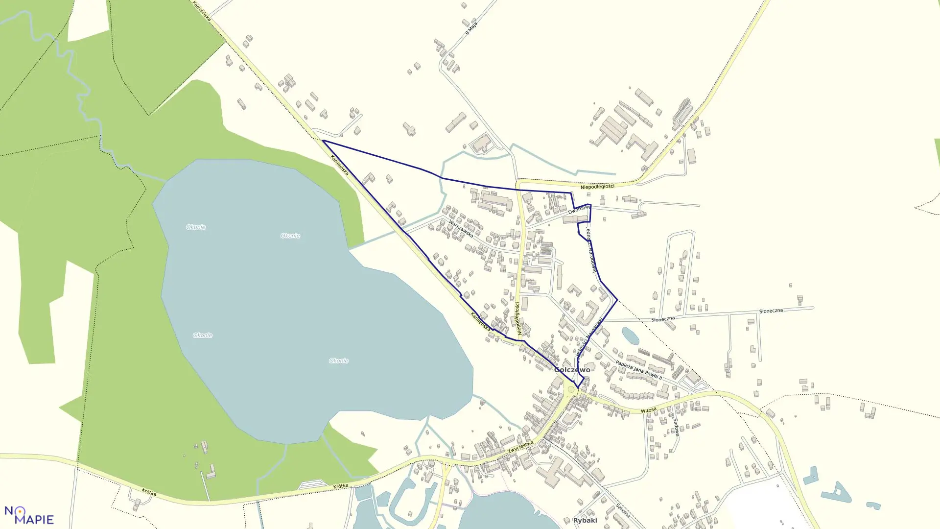 Mapa obrębu 0004 Golczewo w gminie Golczewo